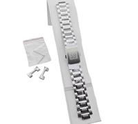 ROUREOX Caja Reloj Estilo Herencia Clásica 39.5mm Bisel Liso Cristal Zafiro Banda Acero Movimiento Automático NH35 Piezas para GS Heritage-24 39.5MM