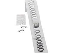 ROUREOX Caja Reloj Estilo Herencia Clásica 39.5mm Bisel Liso Cristal Zafiro Banda Acero Movimiento Automático NH35 Piezas para GS Heritage-22 39.5MM