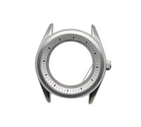 ROUREOX Caja Reloj Estilo Herencia Clásica 39.5mm Bisel Liso Cristal Zafiro Banda Acero Movimiento Automático NH35 Piezas para GS Heritage-2 39.5MM