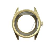 ROUREOX Caja Reloj Estilo Herencia Clásica 39.5mm Bisel Liso Cristal Zafiro Banda Acero Movimiento Automático NH35 Piezas para GS Heritage-6 39.5MM