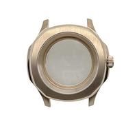 ROUREOX Caja Reloj Estilo Ojo Buey 42mm Bisel Giratorio Cristal Zafiro Fondo Exposición Esfera 28.5mm NH35 Automático para Patek Philippe Aquanaut-2 42MM