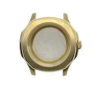 ROUREOX Caja Reloj Estilo Ojo Buey 42mm Bisel Giratorio Cristal Zafiro Fondo Exposición Esfera 28.5mm NH35 Automático para Patek Philippe Aquanaut-3 42MM