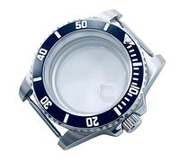ROUREOX Caja Reloj GMT 40 mm Bisel Aluminio Cristal Zafiro 120 Clics Compatible con Movimientos ETA2824 PT5000 Automáticos para Rolex Submariner/GMT-Master II - B1