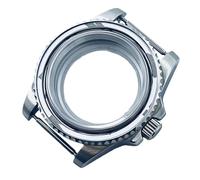 ROUREOX Caja Reloj GMT 40 mm Bisel Aluminio Cristal Zafiro 120 Clics Compatible con Movimientos ETA2824 PT5000 Automáticos para Rolex Submariner/GMT-Master II - A2