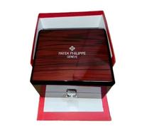 ROUREOX Caja Reloj Grado Coleccionista Rejilla Única Cofre Madera Pesada Acabado Brillante Protector Organizador para PP Nautilus