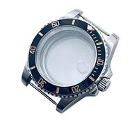 ROUREOX Caja Reloj Mod Profesional 40 mm Cristal Zafiro Antirrayas Bisel Cerámico Arenado Compatible con Movimientos ETA2824 PT5000 para Rolex Submariner/GMT-Master II/Yacht-Master - B2
