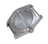 ROUREOX Caja Reloj Repuesto 36mm 39mm Acabado Pulido Zafiro Cíclope Cristal Plano Movimiento Mecánico NH35 NH36 para Rolex Datejust-A2 36MM