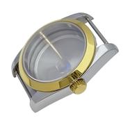 ROUREOX Caja Reloj Repuesto 36mm 39mm Acabado Pulido Zafiro Cíclope Cristal Plano Movimiento Mecánico NH35 NH36 para Rolex Datejust-C2 36MM