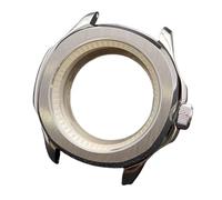 ROUREOX Carcasa Reloj Acero Inoxidable 39.5mm Bisel Fijo Cristal Zafiro Anillo Capítulos NH35 NH70 Mecanismo DIY Kit Reparación para Pilot Mod/Smooth Bezel Diver-5 39.5MM