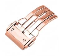 ROUREOX Cierre Metal Plegable Libre ráp Hebilla Correa Sudor-Resistente para HUBLOT Big Bang Fusion Series-Oro Rosa 20mm