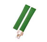 ROUREOX Correa Reloj Silicona Suave 21mm, Banda Caucho Deportiva Impermeable, Pulsera Goma Repuesto Cierre Acero para Patek Philippe Aquanaut-F3