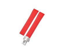 ROUREOX Correa Reloj Silicona Suave 21mm, Banda Caucho Deportiva Impermeable, Pulsera Goma Repuesto Cierre Acero para Patek Philippe Aquanaut-H2