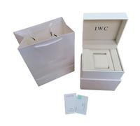 ROUREOX Estuche Almacenamiento Reloj Protector Carcasa Dura Blanca Exterior Cojín Interior Suave Cierre Seguro para IWC Da Vinci