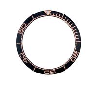 ROUREOX Inserto de Bisel de Cerámica 40,5mm Repuesto - Aro de Reloj Genérico para Accesorios de Modding DIY y Piezas - A4