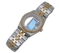 ROUREOX Kit Caja Reloj 39.5mm Brazalete Integrado, Movimiento NH35 NH36 Zafiro Piezas Mod para Rolex Datejust/Royal Oak/Tissot PRX - 6