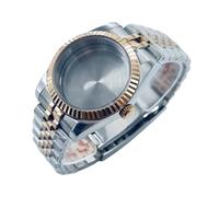 ROUREOX Kit Caja Reloj Plata Oro Rosa 36mm 40mm Zafiro Lupa ETA 2824 PT5000 Piezas Mod for Rolex Oyster Perpetual/Datejust-D 40MM