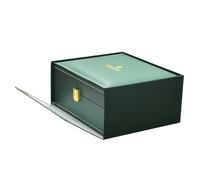 ROUREOX Organizador de Relojes de Pulsera - Caja Expositora de Madera Clásica con Forro de Piel PU, Cofre Duradero para Rolex Air-King