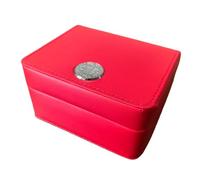 ROUREOX Organizador Reloj Madera Maciza, Estuche Ranura Individual, Caja Almacenamiento Elegante, Soporte Expositor 1 Rejilla para Coleccionista for Omega Speedmaster Collection