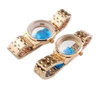 ROUREOX Set Caja Reloj Pareja 33mm 39.5mm Brazalete Acero Cristal Mineral Abombado Movimiento NH35 NH36 Piezas Modding para Seiko Presage “Cocktail Time”-2 33/39.5MM