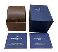 ROUREOX Soporte Reloj Universal Rollo Cuero Marrón Caja Presentación Azul Embalaje Completo Accesorios Hombre para Breitling