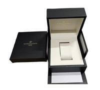 ROUREOX Vitrina Exhibidora Reloj Apertura Frontal Caja Negra Cuadrada Cojín Suave Soporte Organizador Cofre para Vacheron Constantin Patrimony