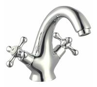 Rousseau 4056674 Beverley grifo monomando de lavabo fijo cromado