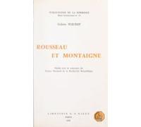 Rousseau Et Montaigne (ebook)