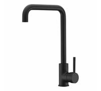 Rousseau Sanitaire 4060480 Kiloo - Grifo monomando para fregadero, color negro