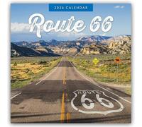 Route 66 2026 Square Wall Calendar: Original Red Robin Publishing Ltd-Kalender [Mehrsprachig] [Kalender]