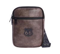 ROUTE 66 - Bolso Hombre - Bandoleras Hombre - Bolso hombre bandolera - Bolso Bandolera hombre - Bandolera de piel - regalo para uso diario, viaje, negocios, Cesar