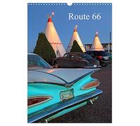 Route 66 (calendario de pared 2026 DIN A3 alto), calendario mensual CALVENDO