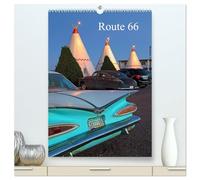 Route 66 (hochwertiger Premium Wandkalender 2026 DIN A2 hoch), Kunstdruck in Hochglanz: Die Route 66, auch Mother Road genannt, genießt Kultstatus bei ... Teilstück der Route 66 im Südwesten der USA.