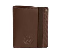 Route 66 Miguel, Hombre Monedero Tarjetero RFID Cartera Piel, Marrón, Estándar
