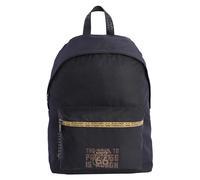 Route 66 - Mochila para hombre (con puerto USB integrado) - Mochila negra ideal para el trabajo, la escuela y el deporte - mochila para hombre, Negro, medium