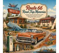 Route 66 Road Trip Memories: A Vintage Grayscale Coloring Book for Adults Traveling from Chicago to Los Angeles Through Mid-Century America (Beautiful Escapes in Grayscale)