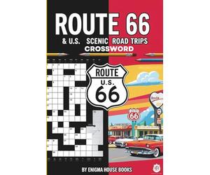 Route 66 & U.S. Scenic Road Trips Crossword: Crossword Puzzles with Easy to Read Print about travelers, road trip enthusiasts and More | 6x9 inches, ... Gift for Vacations, Holidays and Relaxation.