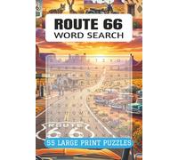 ROUTE 66 WORD SEARCH PUZZLE BOOK: 55 Puzzles Honoring the Mother Road and Classic Americana (9x6, 110 Pages)