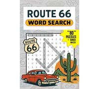 Route 66 Word Search Puzzle Book: 80 Road Trip Themed Puzzles for Adults and Teens