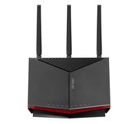 Router ASUS RT-BE86U BE6800 WiFi 7 BE3600 Doble banda, 1x 2,5G WAN/LAN, 1x 1G WAN/LAN, 3x 1G LAN, AiMesh