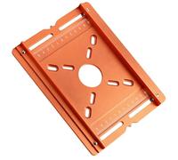 Router Base Plate Aluminum Stable - Accurate Anti-Slip Lift Plate Tool | | Precision Anodized Metal Insert Table Board Guide Bushing Set For Woodworking Trimmer Engraving Machine Bench