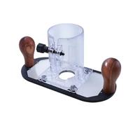 Router Base - Transparent Trimmer Protective Shield | Durable Base Plate for Home, Craft Enthusiasts and Professional Tool Use Supporting Precision or Visibility During Woodworking