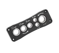 Router bit Vise Multifuncional Herramienta de Tornillo de bits de Acero de Alto Carbono con Cambios Eficientes en la Herramienta, Amplia Gama de Aplicaciones, 1/4 Pulgadas, 1/2 Pulgadas, 6 Mm, 8 Mm,