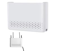 Router Box, Router Ocultar, Caja de Almacenamiento WiFi Router Caja Organizador de Pared Caja de Organizador de Pared WiFi Caja Decorativa para Router Cable Caja Organizador Blanco 25.6 * 17 * 5.6 cm