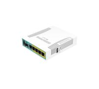 Router conectado Mikrotik hEX PoE Blanco