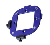 Router Corner Template, Corner Radius Template, Aluminum Alloy Templates, Arc Angle Templates, 4 in 1 Aluminum Alloy Arc Angle Positioning Template For Router Corner Radius Cutting And Wooden Board