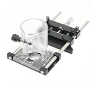 Router de mano, accesorios para carpintería, conector de recortadora eléctrica, soporte de enrutador base para ranurar madera, herramienta de corte portátil