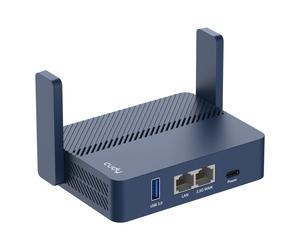 Router de viaje Cudy TR3000 WiFi 6 AX3000 de doble banda, CPU de doble núcleo a 1,3 GHz, 1 WAN de 2,5 G, 1 LAN de 1 G