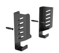 Router Floating Shelf | El robusto montaje de pared para enrutador está hecho con abdominales de alta calidad, no solo se ve bien, sino también estructura | Webcam altavoz Mesh Wifi Blac