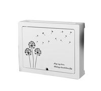 Router inalámbrico de Internet montado en la pared, estante de gestión de cables y cables, diseño de torre de hierro para blindaje y acabado de enchufes