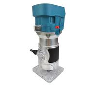 Router inalámbrico para carpintería para baterías de 18 V, motor sin escobillas, operaciones con una sola mano, 6 velocidades variables, 1/4", 6 mm, 8 mm, 700 W, incluye juego de 12 brocas